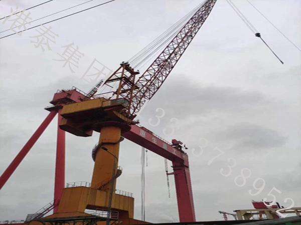 浙江臺州門座式起重機公司50噸碼頭吊機工作級別高