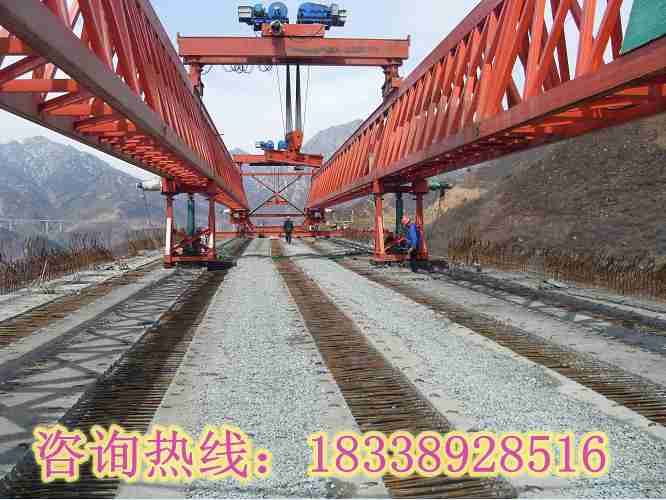 云南昆明架橋機出租公司租賃DJ180架橋機試吊成功