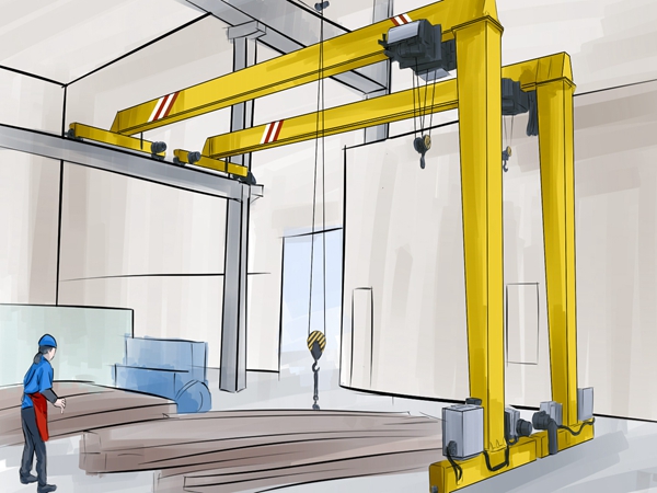 江蘇鎮江150噸包廂龍門吊廠家龍門吊發警報聲怎