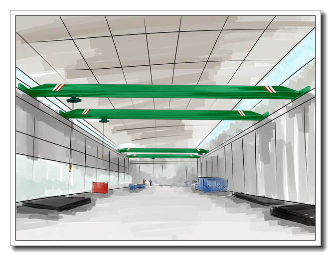 湖北隨州5噸行車行吊銷售幫您進行現場安裝